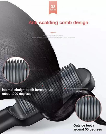 Professional Electric Hair Straightener Comb Brush