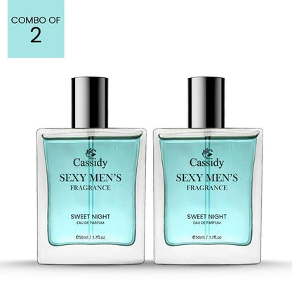 CASSIDY Sexy Men's Sweet Night, 50ml (Pack of 2)